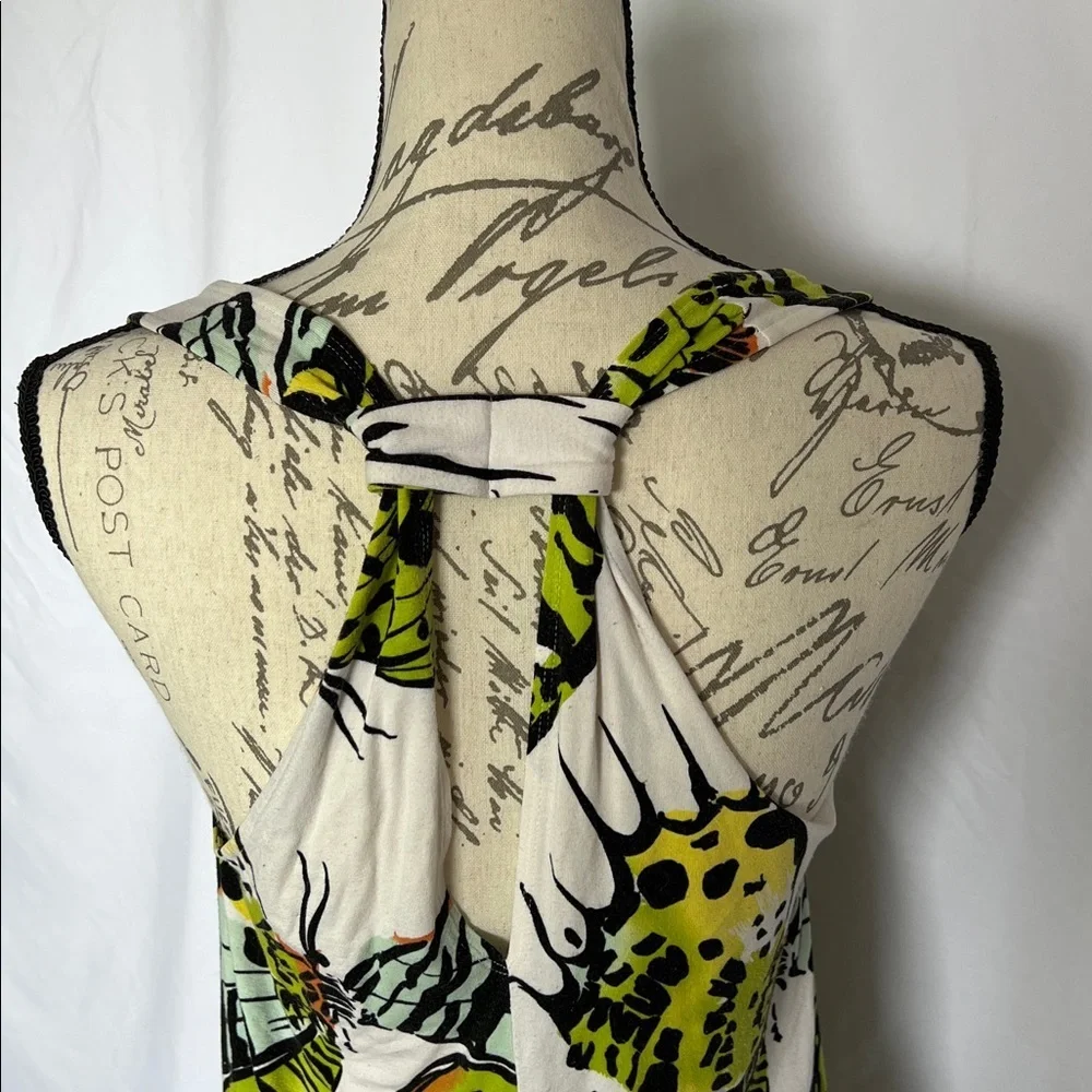CAbi monarch butterfly racer back tank rayon spandex loose fit medium - Picture 5 of 9